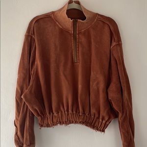 Free People Quarter Zip